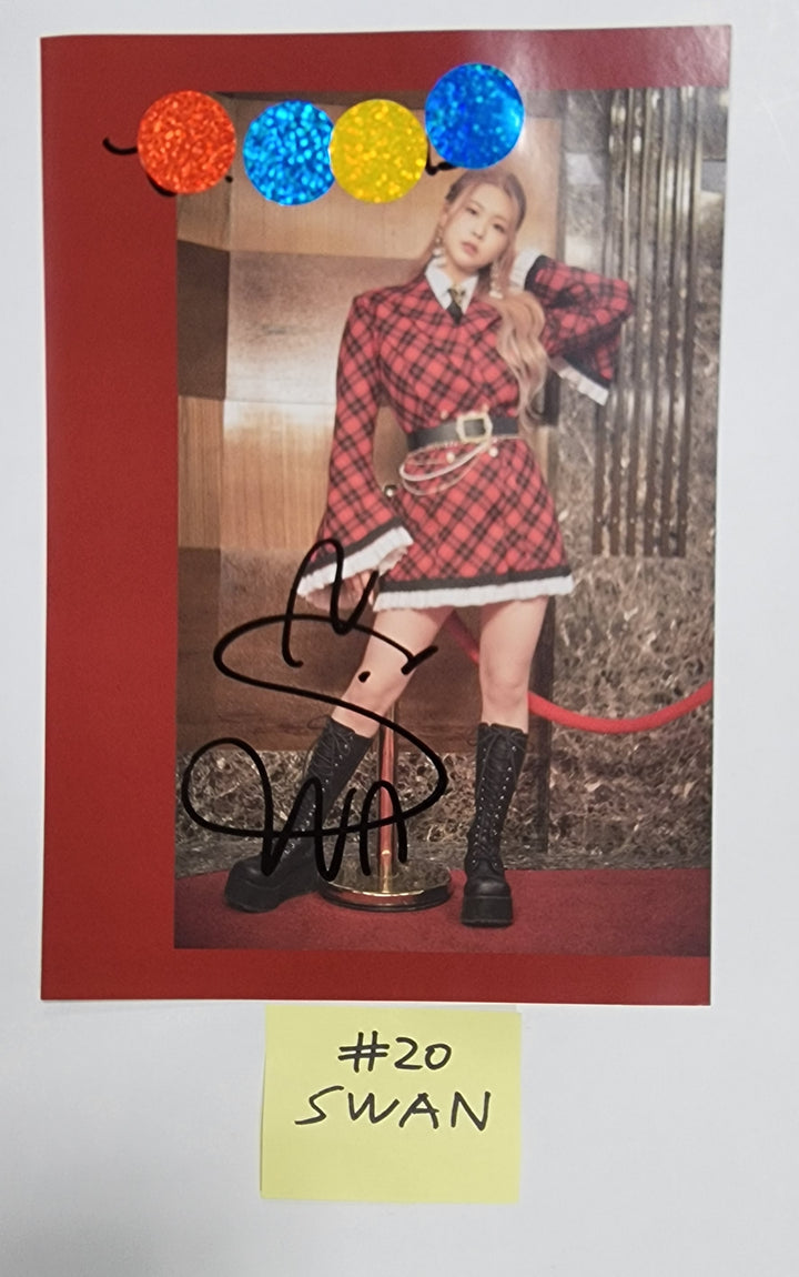 PURPLE KISS "Cabin Fever" - A Cut Page From Fansign Event Album - HALLYUSUPERSTORE