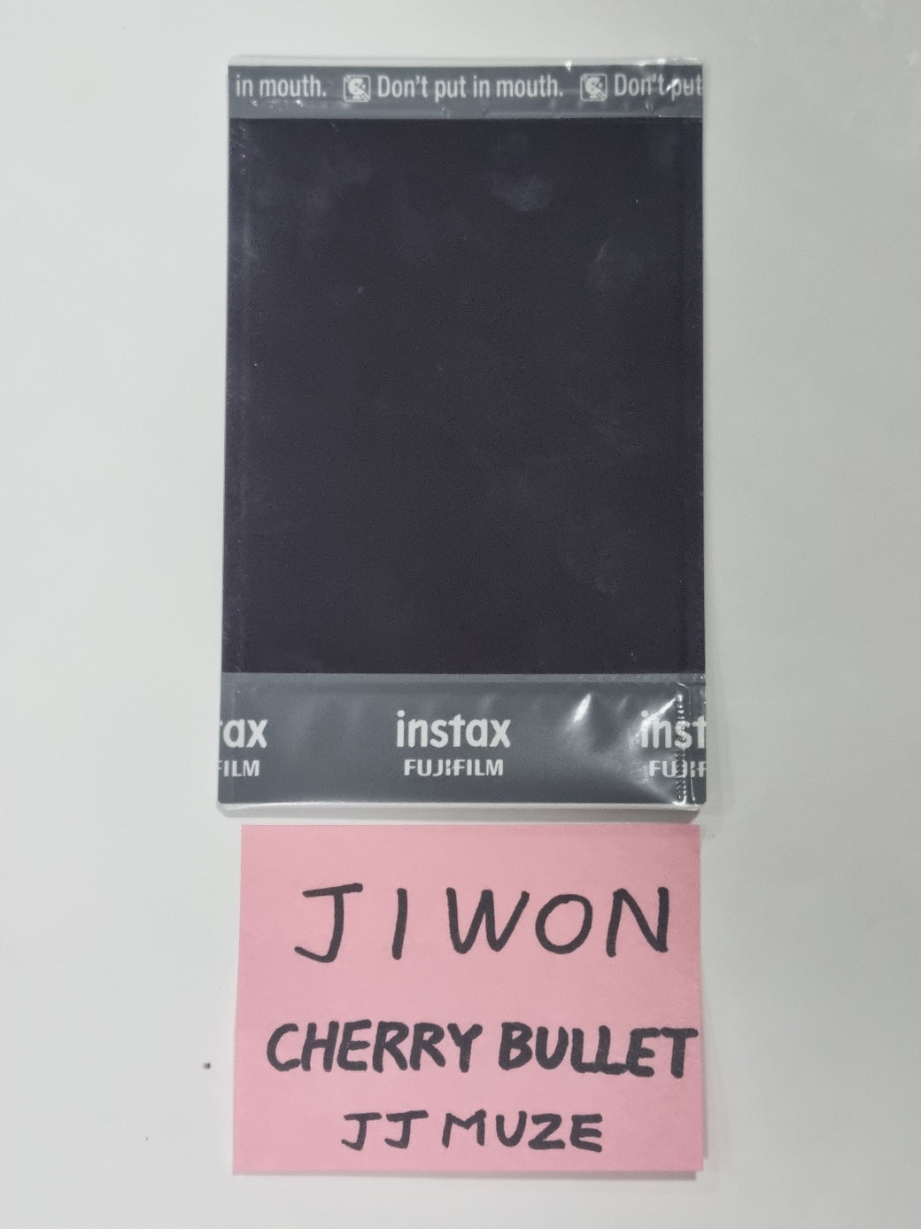 Jiwon (Of Cherry Bullet) 'Cherry Dash' - Hand Autographed(Signed) Polaroid
