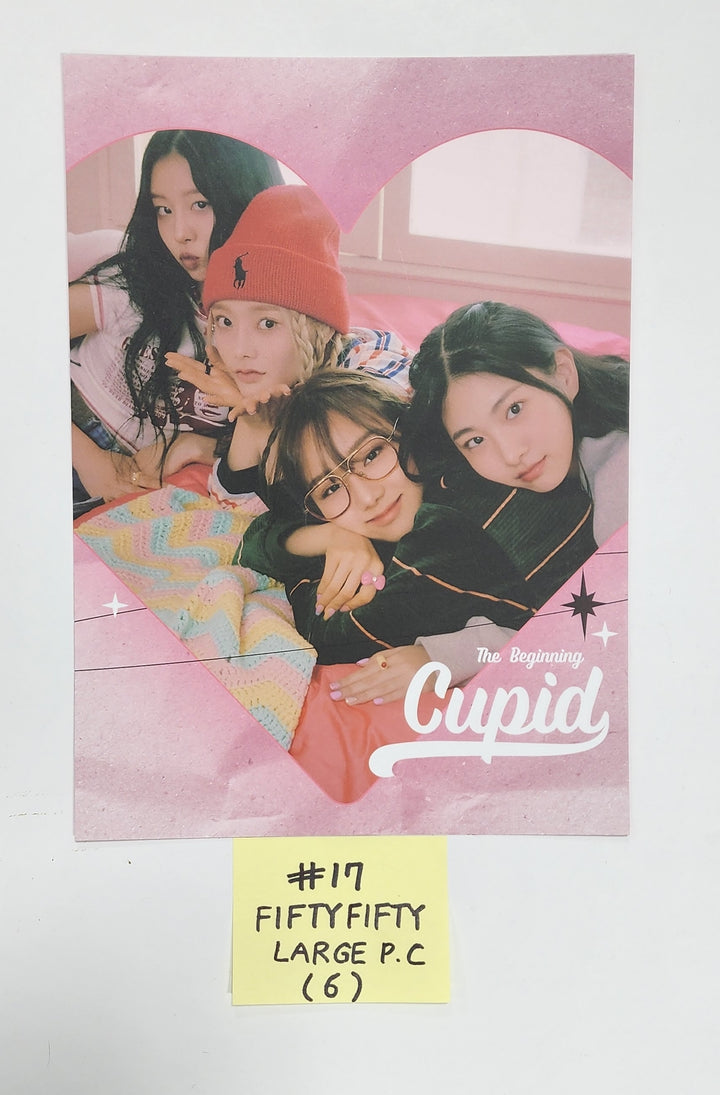 FIFTY FIFTY "The Beginning: Cupid" - Official Photocard, Large Photocard - HALLYUSUPERSTORE