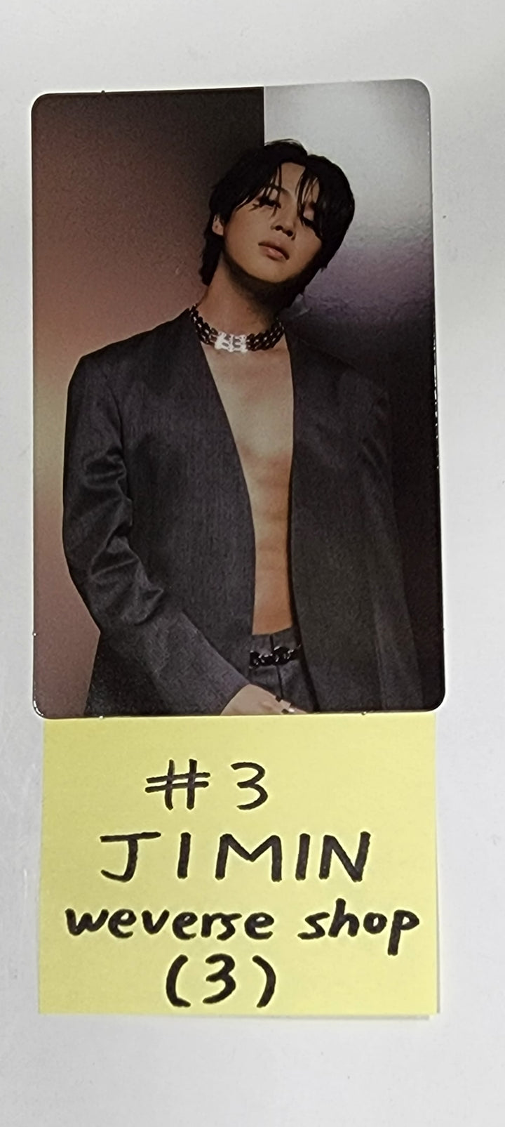Jimin (Of BTS) "FACE" - Weverse Shop Pre-Order Benefit Photocard - HALLYUSUPERSTORE