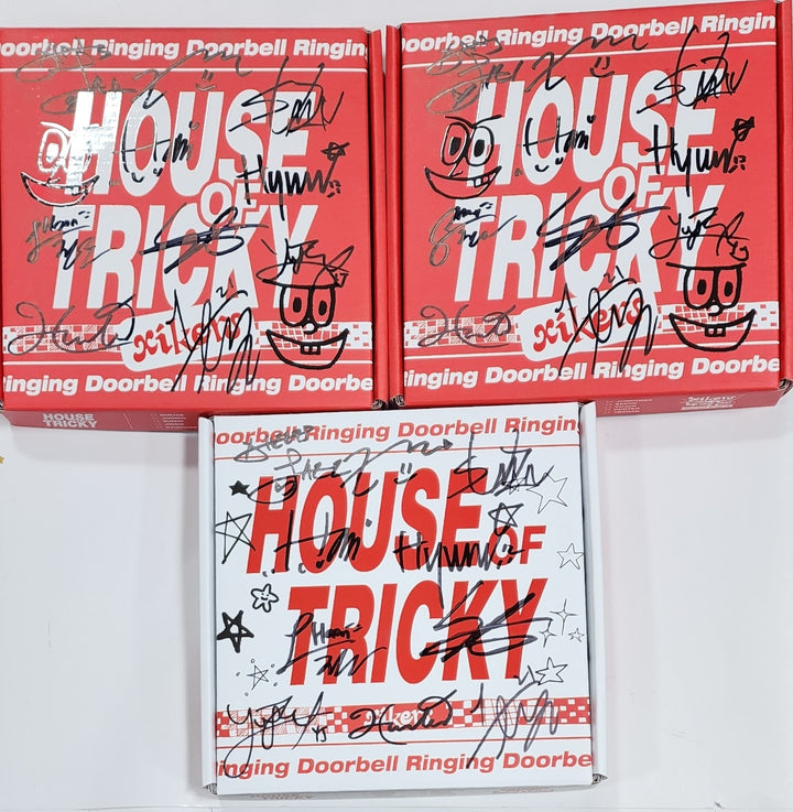 Xikers "HOUSE OF TRICKY : Doorbell Ringing" - Hand Autographed(Signed) Promo Album - HALLYUSUPERSTORE