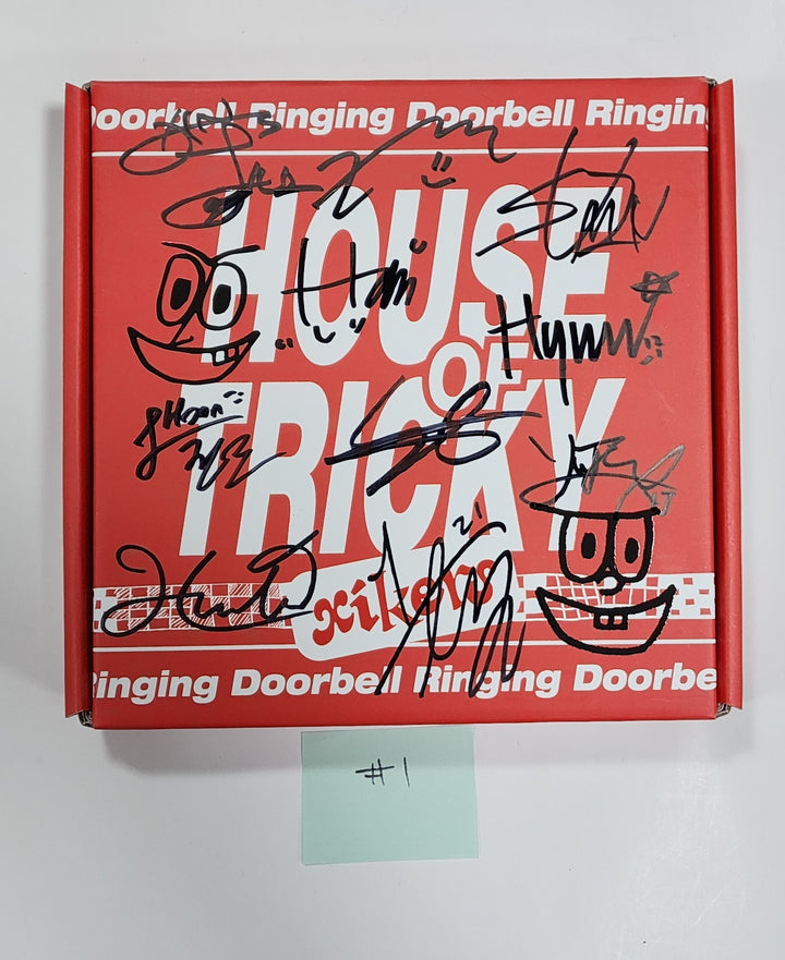 Xikers "HOUSE OF TRICKY : Doorbell Ringing" - Hand Autographed(Signed) Promo Album - HALLYUSUPERSTORE