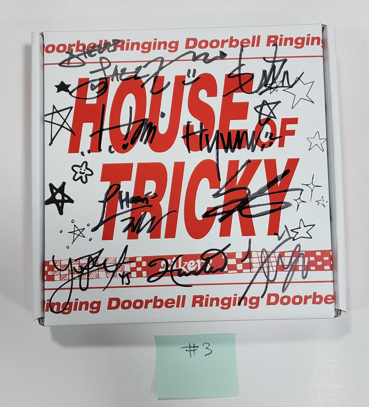 Xikers "HOUSE OF TRICKY : Doorbell Ringing" - Hand Autographed(Signed) Promo Album - HALLYUSUPERSTORE
