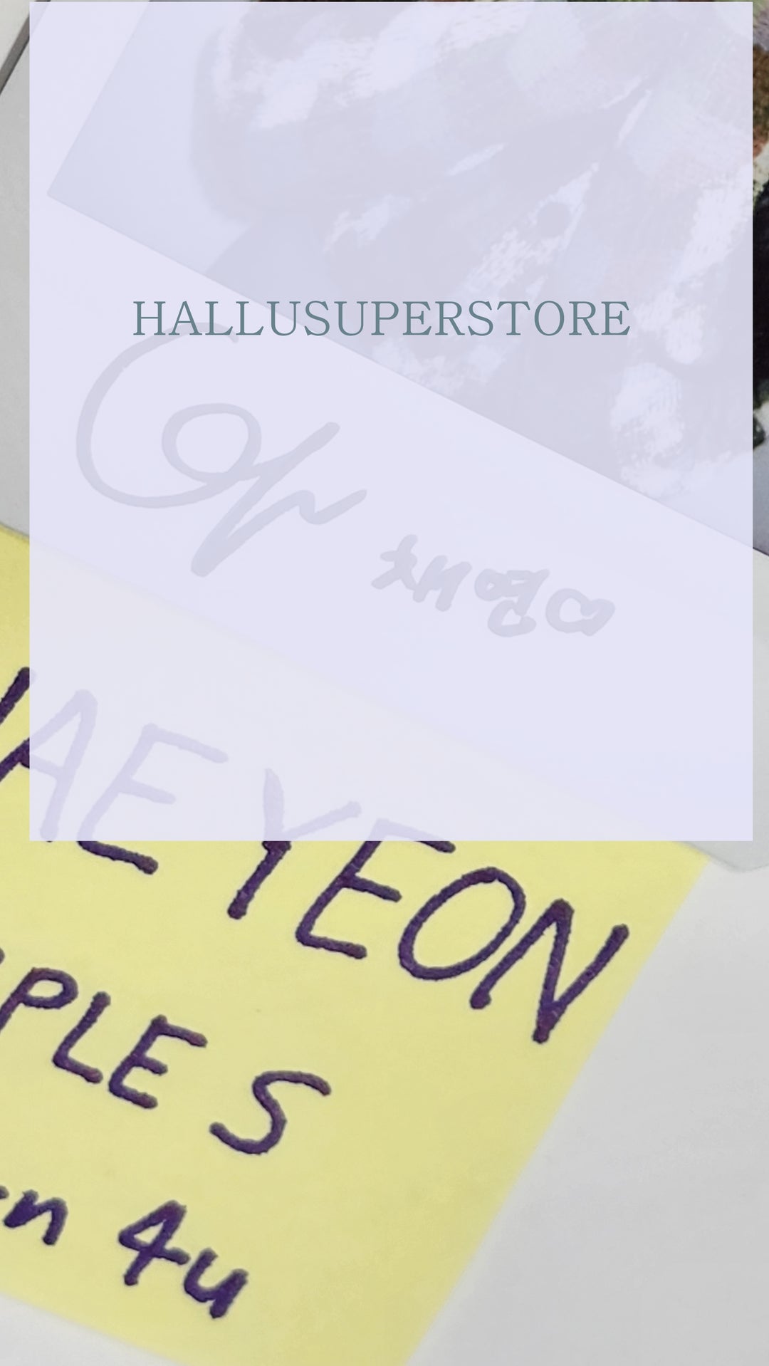 Chae Yeon (Of TripleS) "ASSEMBLE" - Hand Autographed(Signed) Polaroid - HALLYUSUPERSTORE