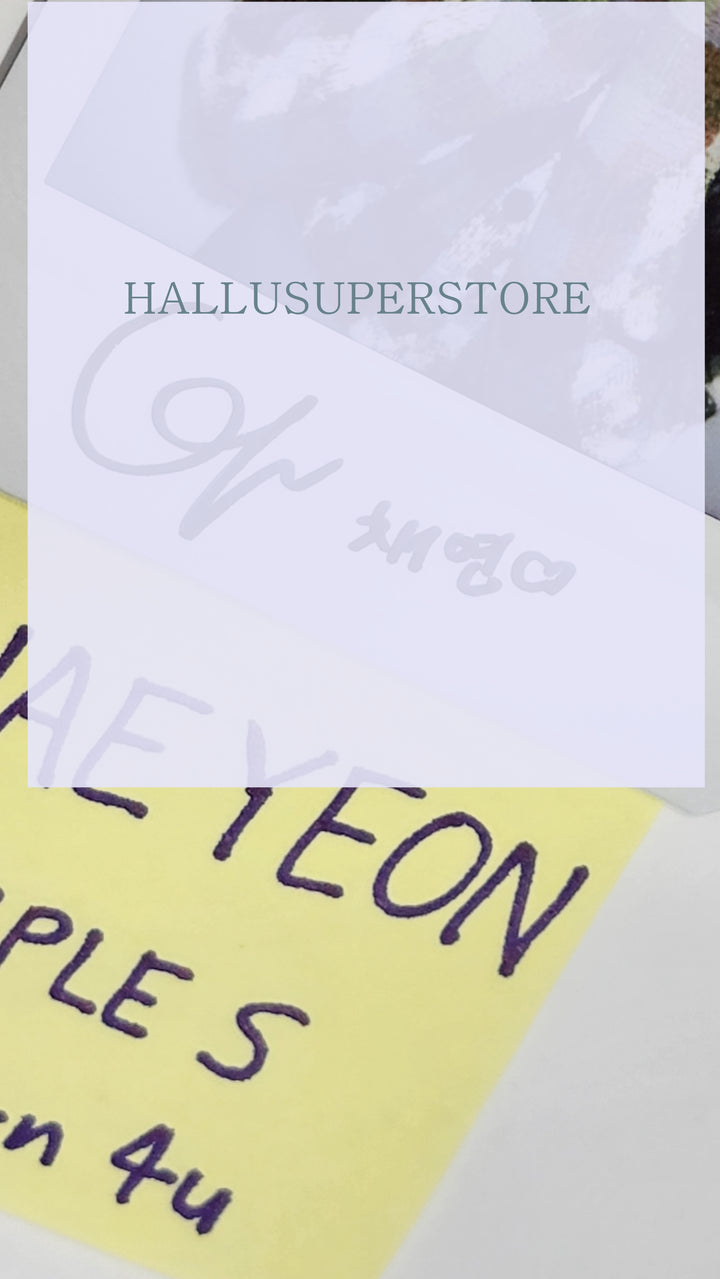 Chae Yeon (Of TripleS) "ASSEMBLE" - Hand Autographed(Signed) Polaroid - HALLYUSUPERSTORE