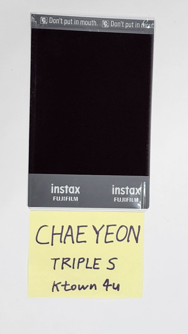 Chae Yeon (Of TripleS) "ASSEMBLE" - Hand Autographed(Signed) Polaroid - HALLYUSUPERSTORE