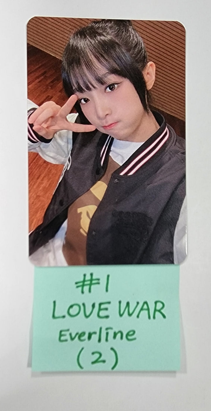 YENA "Love War" - Everline Fansign Event Photocard Round 2 - HALLYUSUPERSTORE