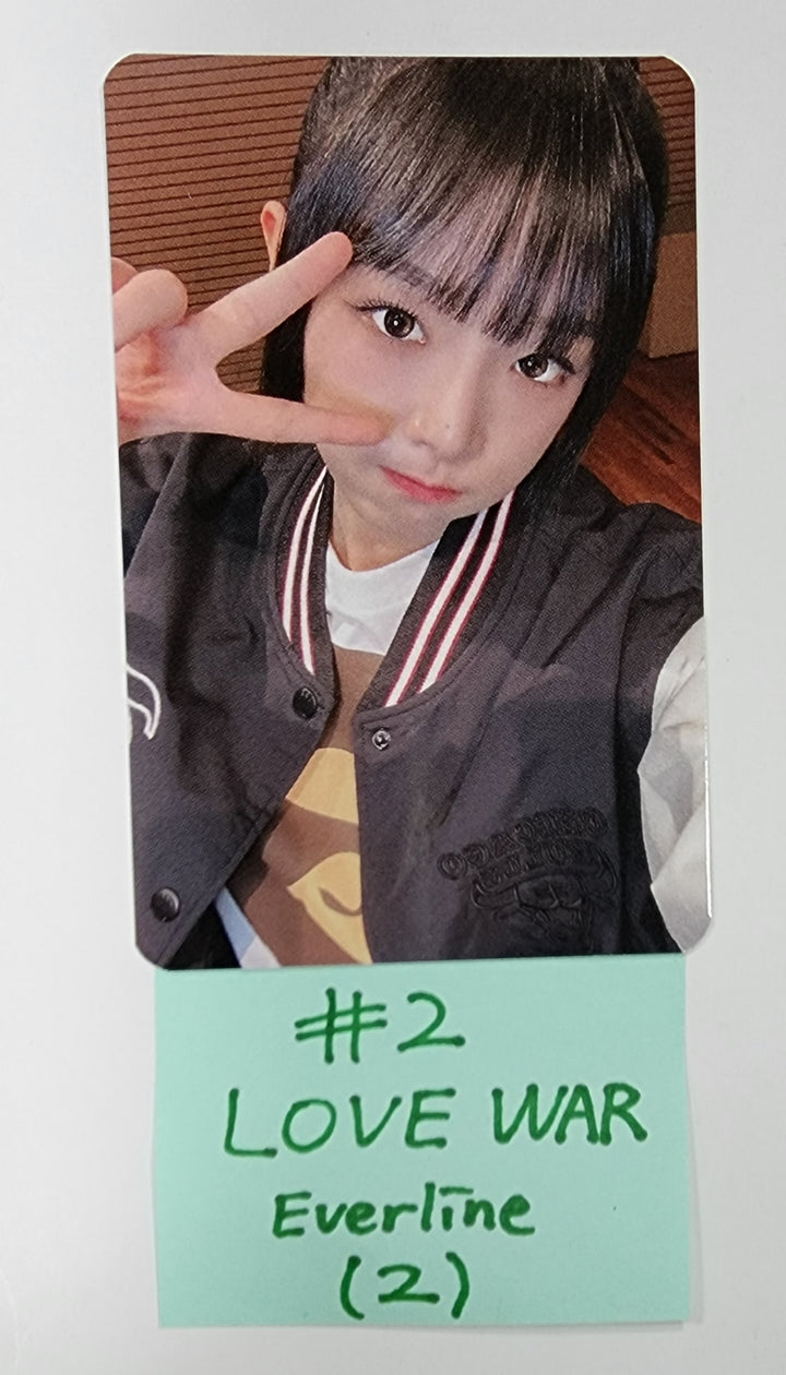 YENA "Love War" - Everline Fansign Event Photocard Round 2 - HALLYUSUPERSTORE