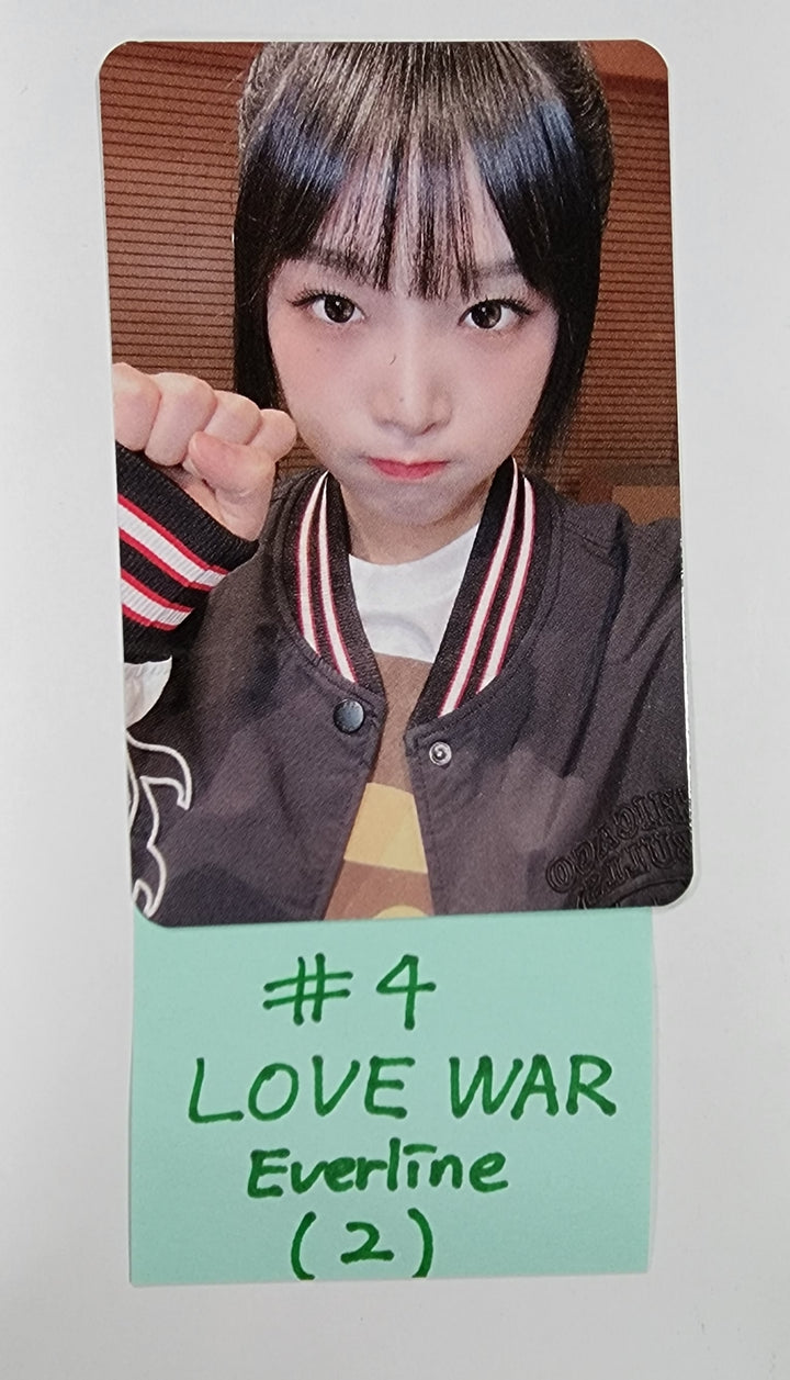 YENA "Love War" - Everline Fansign Event Photocard Round 2 - HALLYUSUPERSTORE