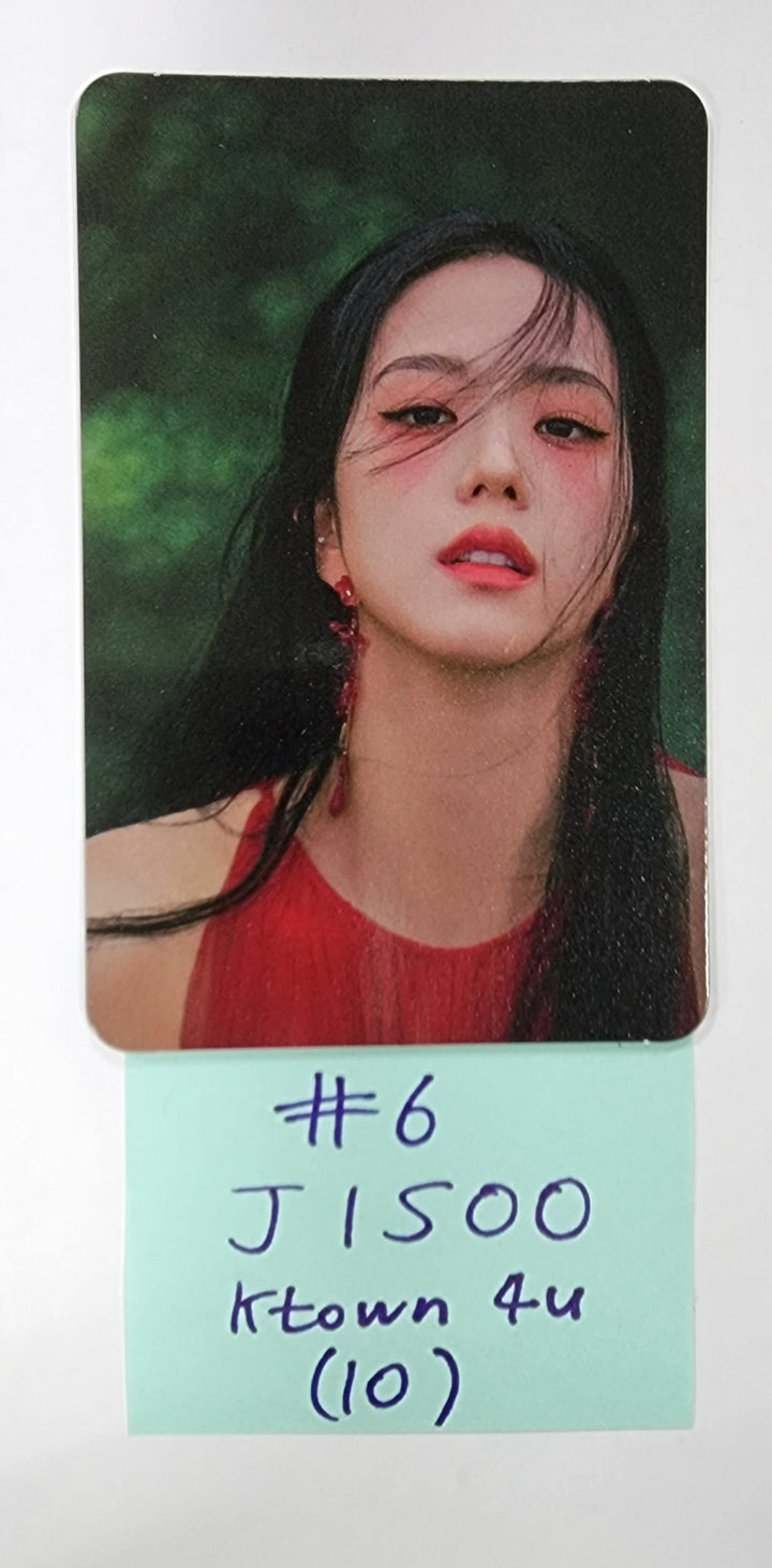 JISOO (Of Black Pink) "ME" 1st Single Album - Ktown4U Pre-Order Benefit & Fansign Event Photocard - HALLYUSUPERSTORE