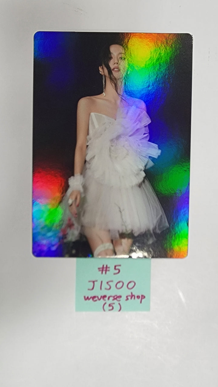 JISOO (Of Black Pink) "ME" 1st Single Album - Weverse Shop Pre-Order Benefit Photocard, Hologram Photo Stand - HALLYUSUPERSTORE