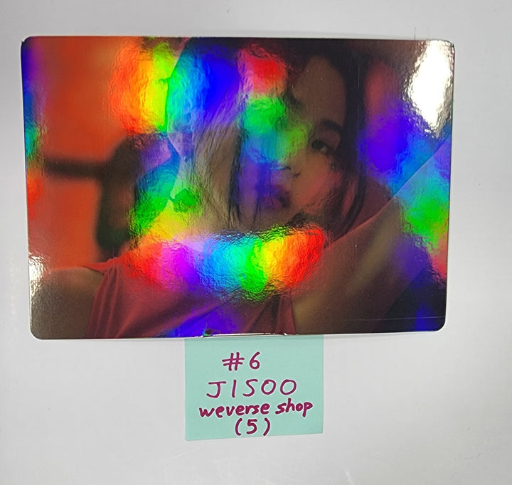 JISOO (Of Black Pink) "ME" 1st Single Album - Weverse Shop Pre-Order Benefit Photocard, Hologram Photo Stand - HALLYUSUPERSTORE