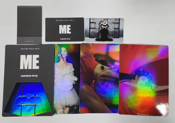JISOO (Of Black Pink) "ME" 1st Single Album - Weverse Shop Pre-Order Benefit Photocard, Hologram Photo Stand - HALLYUSUPERSTORE