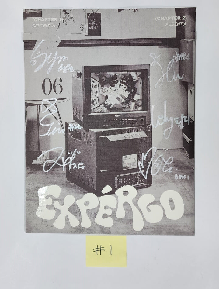 NMIXX "expergo" - Hand Autographed(Signed) Promo Album - HALLYUSUPERSTORE