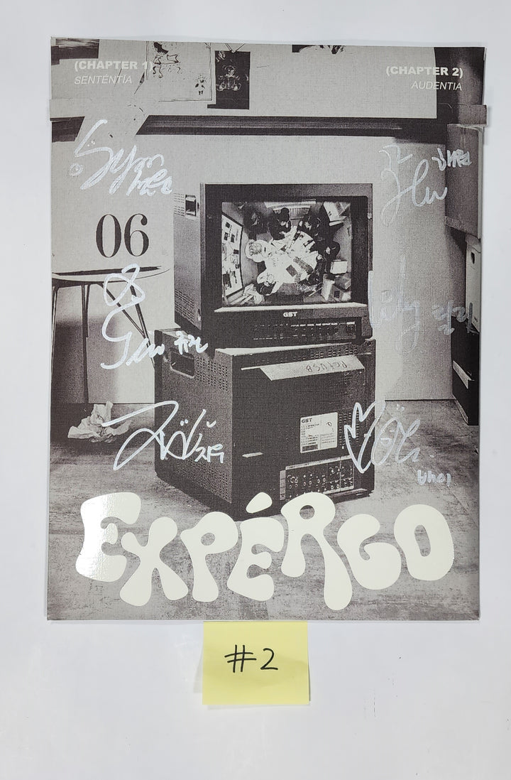 NMIXX "expergo" - Hand Autographed(Signed) Promo Album - HALLYUSUPERSTORE