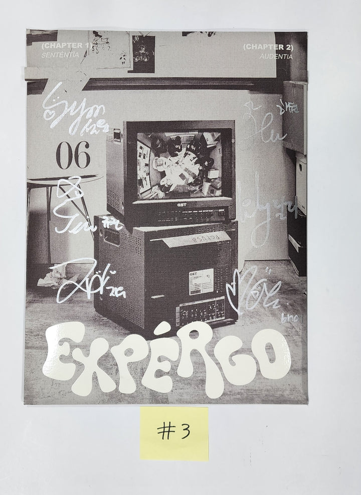 NMIXX "expergo" - Hand Autographed(Signed) Promo Album - HALLYUSUPERSTORE