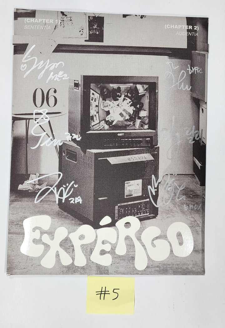 NMIXX "expergo" - Hand Autographed(Signed) Promo Album - HALLYUSUPERSTORE