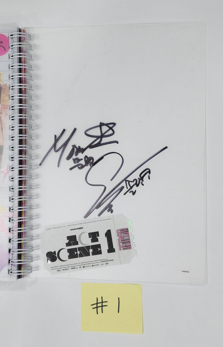 Mamamoo "ACT 1, SCENE 1" - Hand Autographed(Signed) Promo Album - HALLYUSUPERSTORE