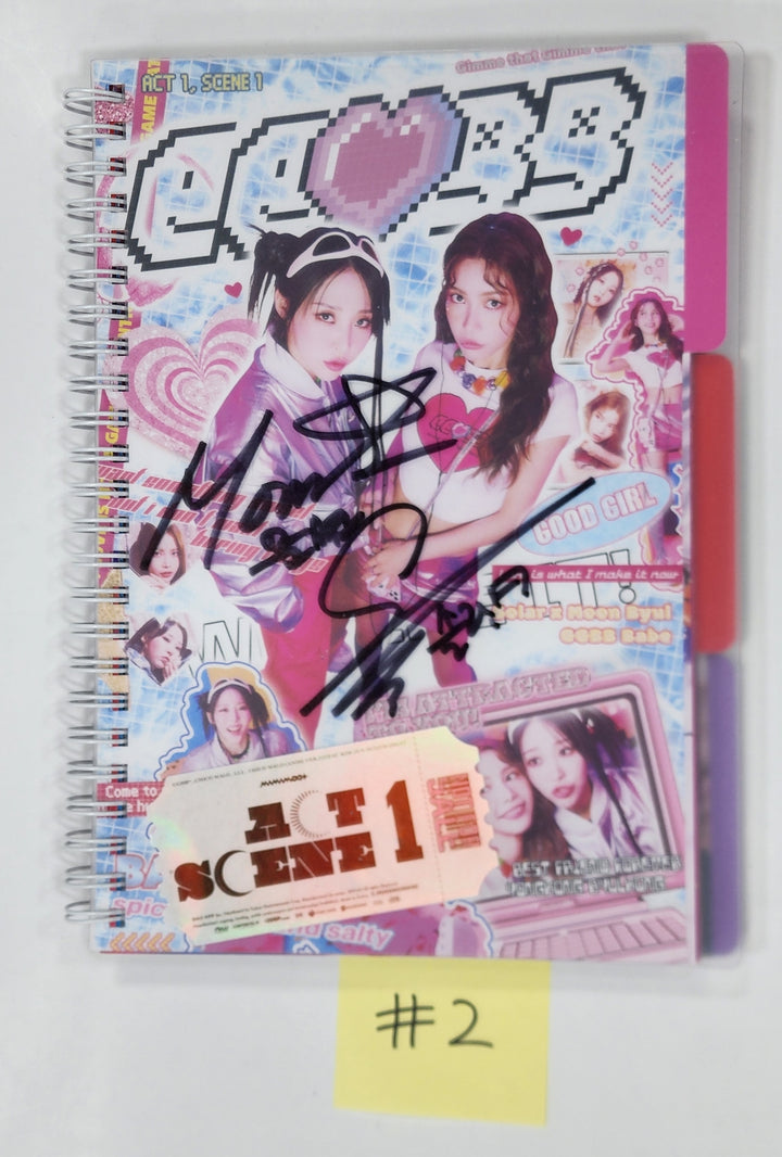 Mamamoo "ACT 1, SCENE 1" - Hand Autographed(Signed) Promo Album - HALLYUSUPERSTORE