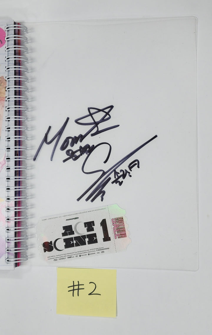 Mamamoo "ACT 1, SCENE 1" - Hand Autographed(Signed) Promo Album - HALLYUSUPERSTORE
