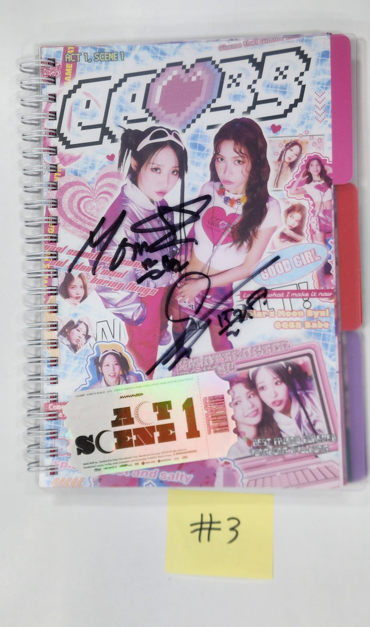 Mamamoo "ACT 1, SCENE 1" - Hand Autographed(Signed) Promo Album - HALLYUSUPERSTORE