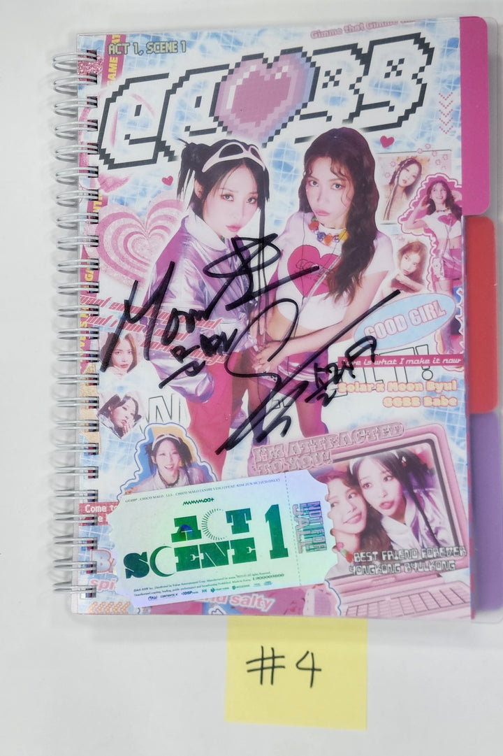 Mamamoo "ACT 1, SCENE 1" - Hand Autographed(Signed) Promo Album - HALLYUSUPERSTORE