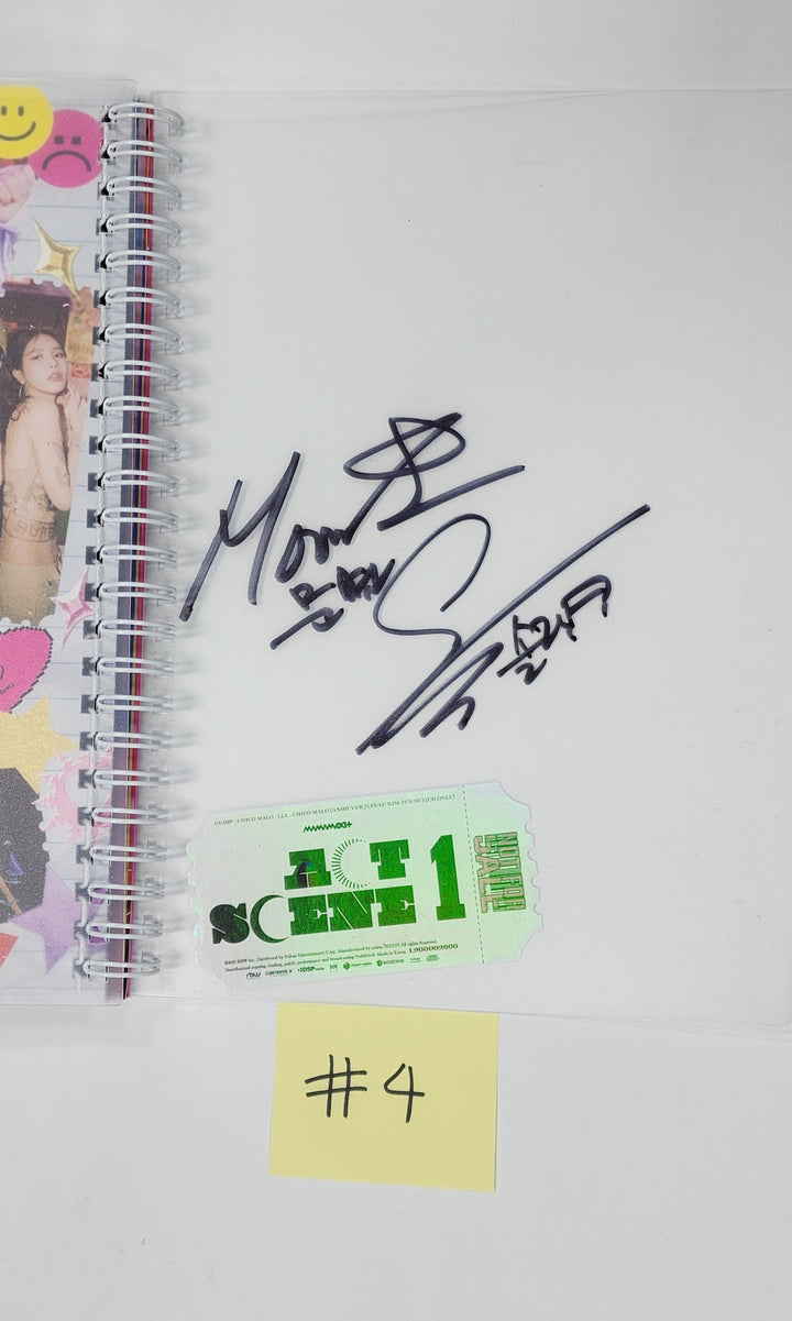 Mamamoo "ACT 1, SCENE 1" - Hand Autographed(Signed) Promo Album - HALLYUSUPERSTORE