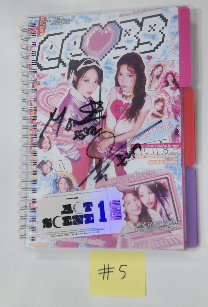 Mamamoo "ACT 1, SCENE 1" - Hand Autographed(Signed) Promo Album - HALLYUSUPERSTORE