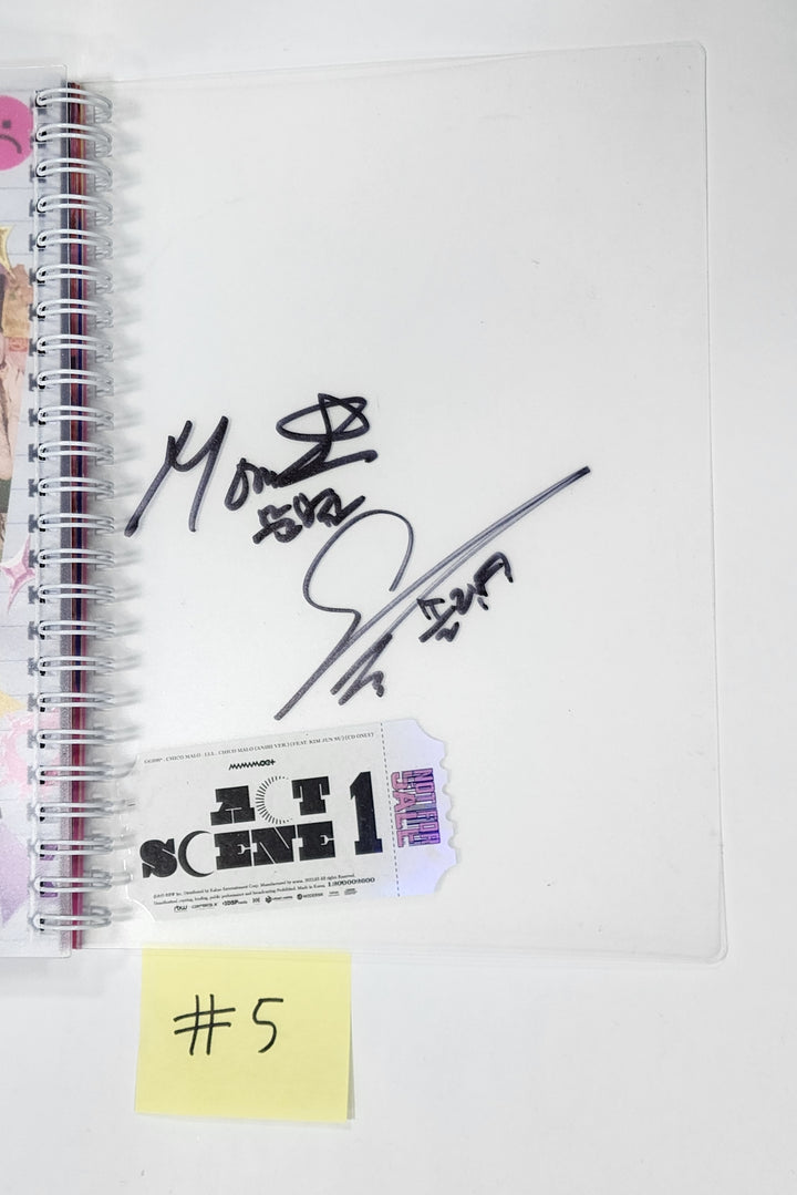 Mamamoo "ACT 1, SCENE 1" - Hand Autographed(Signed) Promo Album - HALLYUSUPERSTORE