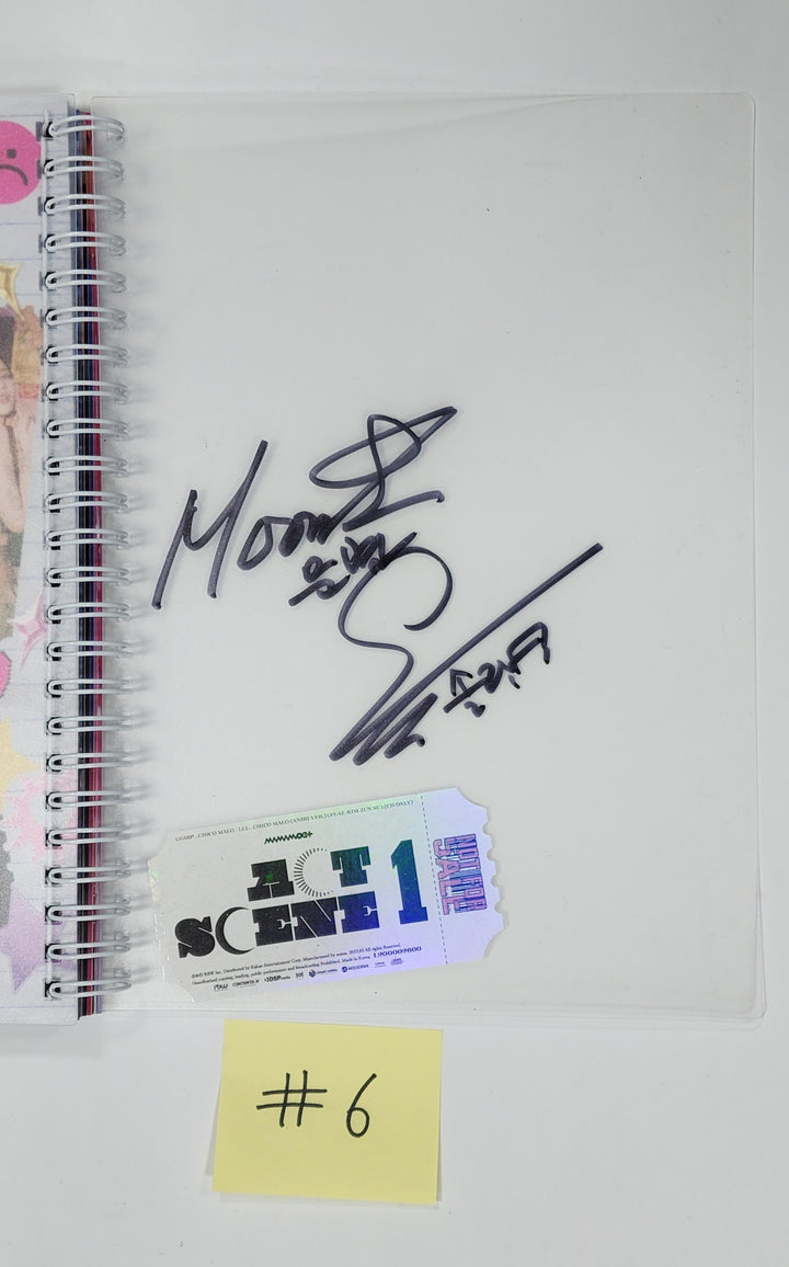 Mamamoo "ACT 1, SCENE 1" - Hand Autographed(Signed) Promo Album - HALLYUSUPERSTORE