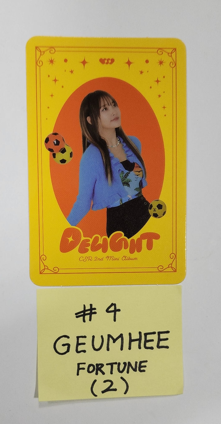 CSR "DELIGHT" - Official Photocard, Photo Ticket - HALLYUSUPERSTORE