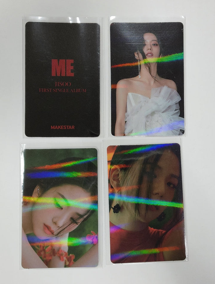 JISOO (Of Black Pink) "ME" 1st Single Album - Makestar Pre-Order Benefit Hologram Photocard - HALLYUSUPERSTORE