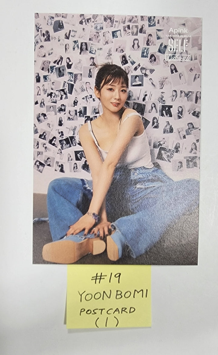 Apink "SELF" 10th Mini Album - Official Photocard, Postcard - HALLYUSUPERSTORE