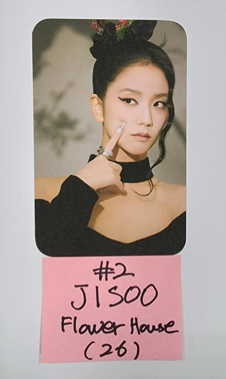 JISOO (Of Black Pink) "ME" 1st Single Album - YG Select Flower House Offline Event Limited Photocard - HALLYUSUPERSTORE