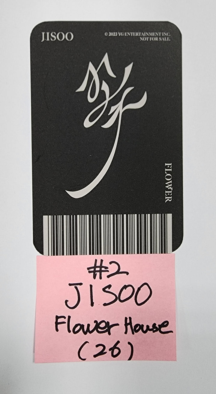 JISOO (Of Black Pink) "ME" 1st Single Album - YG Select Flower House Offline Event Limited Photocard - HALLYUSUPERSTORE