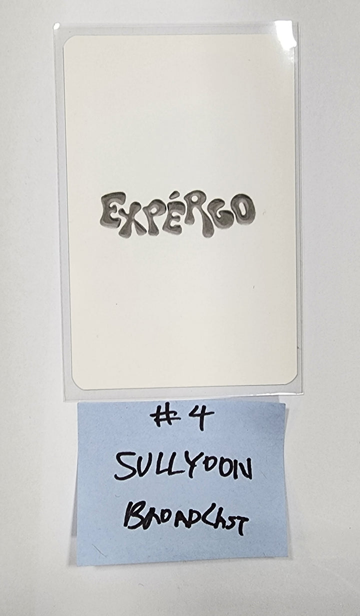 Sullyoon (of NMIXX) 'EXPERGO' - Broadcast Photocard - HALLYUSUPERSTORE