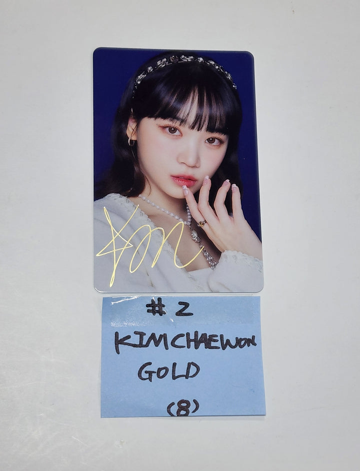 Le Sserafim JAPAN 1ST SINGLE FEARLESS Trading photocard - Gold Special photocard - HALLYUSUPERSTORE