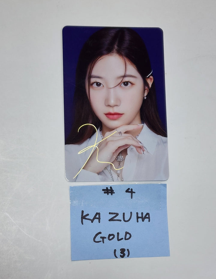 Le Sserafim JAPAN 1ST SINGLE FEARLESS Trading photocard - Gold Special photocard - HALLYUSUPERSTORE