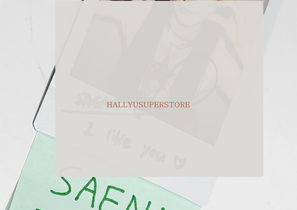 Saena (Of FIFTY FIFTY) "The Beginning: Cupid" - Hand Autographed(Signed) Polaroid - HALLYUSUPERSTORE