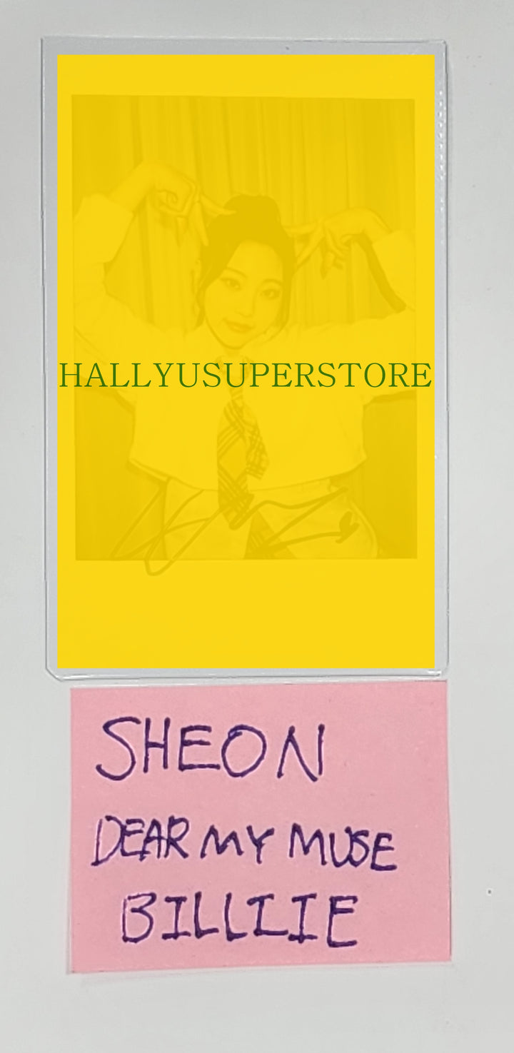 Sheon (of billlie) - Hand Autographed(Signed) Polaroid - HALLYUSUPERSTORE