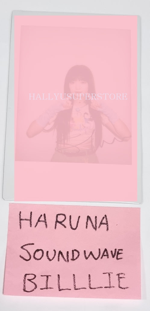 HARUNA (of billlie) - Hand Autographed(Signed) Polaroid - HALLYUSUPERSTORE