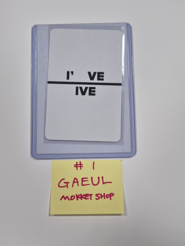 Gaeul, Yujin, Leeseo (Of IVE) "I've IVE" - Hand Autographed(Signed) Photocard - HALLYUSUPERSTORE