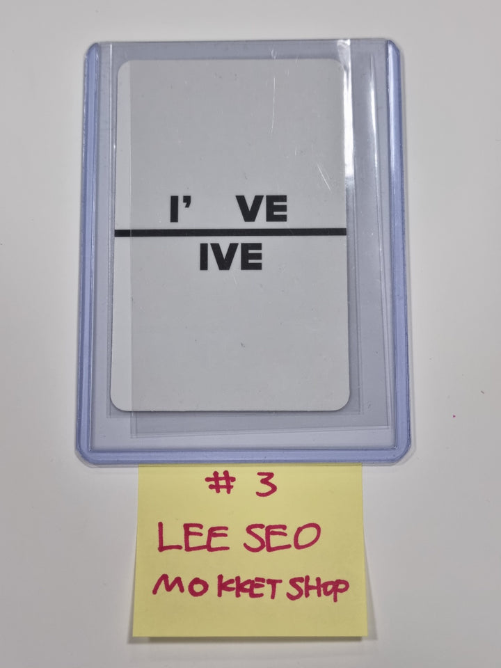 Gaeul, Yujin, Leeseo (Of IVE) "I've IVE" - Hand Autographed(Signed) Photocard - HALLYUSUPERSTORE