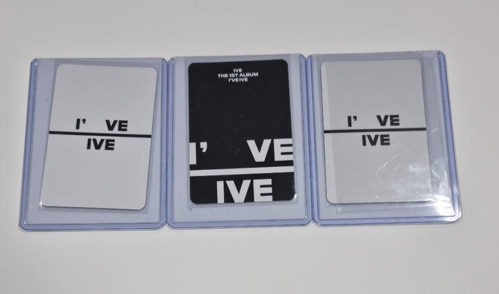 Gaeul, Yujin, Leeseo (Of IVE) "I've IVE" - Hand Autographed(Signed) Photocard - HALLYUSUPERSTORE