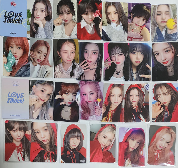 Kep1er "LOVESTRUCK! " - Withmuu, Apple Music Fansign Event, Makestar Pre-Order Benefit Photocard - HALLYUSUPERSTORE