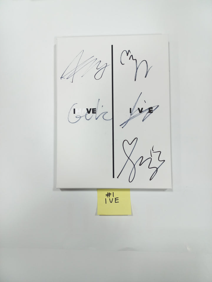 IVE "I've IVE", Kep1er "LOVESTRUCK!", DreamNote "Secondary Page", Leechaeyeon "Over The Moon" - Hand Autographed(Signed) Promo Album - HALLYUSUPERSTORE
