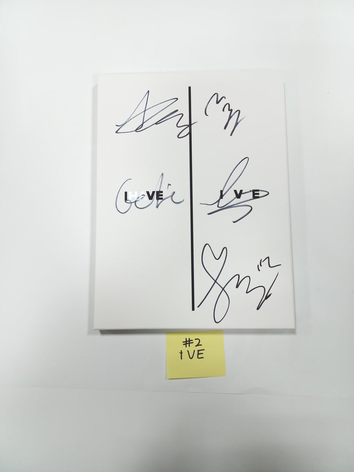 IVE "I've IVE", Kep1er "LOVESTRUCK!", DreamNote "Secondary Page", Leechaeyeon "Over The Moon" - Hand Autographed(Signed) Promo Album - HALLYUSUPERSTORE