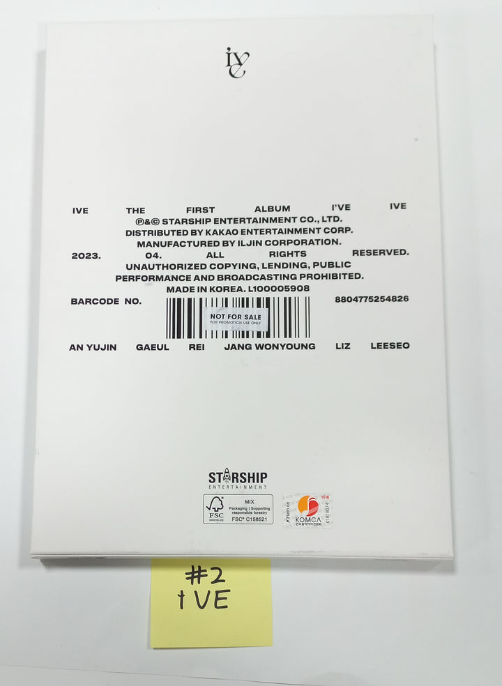IVE "I've IVE", Kep1er "LOVESTRUCK!", DreamNote "Secondary Page", Leechaeyeon "Over The Moon" - Hand Autographed(Signed) Promo Album - HALLYUSUPERSTORE