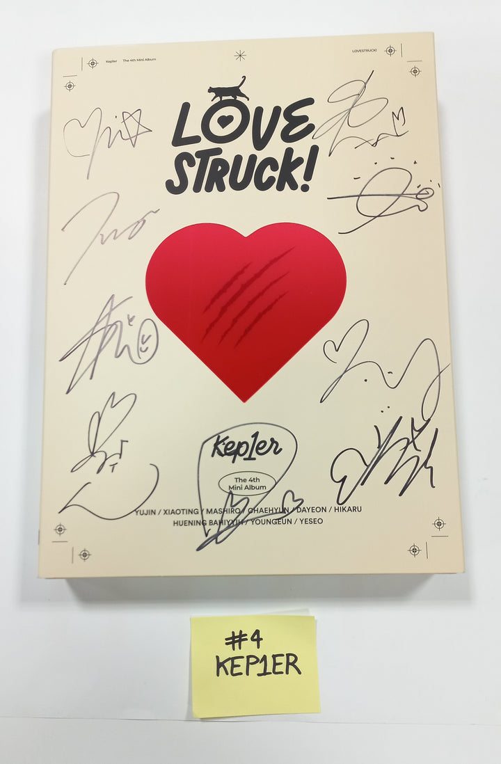 IVE "I've IVE", Kep1er "LOVESTRUCK!", DreamNote "Secondary Page", Leechaeyeon "Over The Moon" - Hand Autographed(Signed) Promo Album - HALLYUSUPERSTORE