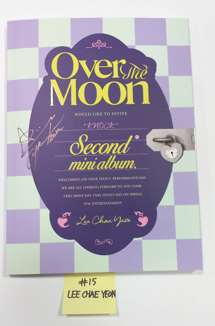 IVE "I've IVE", Kep1er "LOVESTRUCK!", DreamNote "Secondary Page", Leechaeyeon "Over The Moon" - Hand Autographed(Signed) Promo Album - HALLYUSUPERSTORE